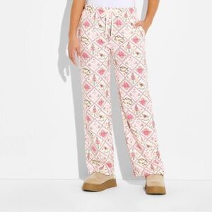 Target Vinyl Threads Nutcracker Fleece Pajama Sweatpants TikTok Viral Size XXL